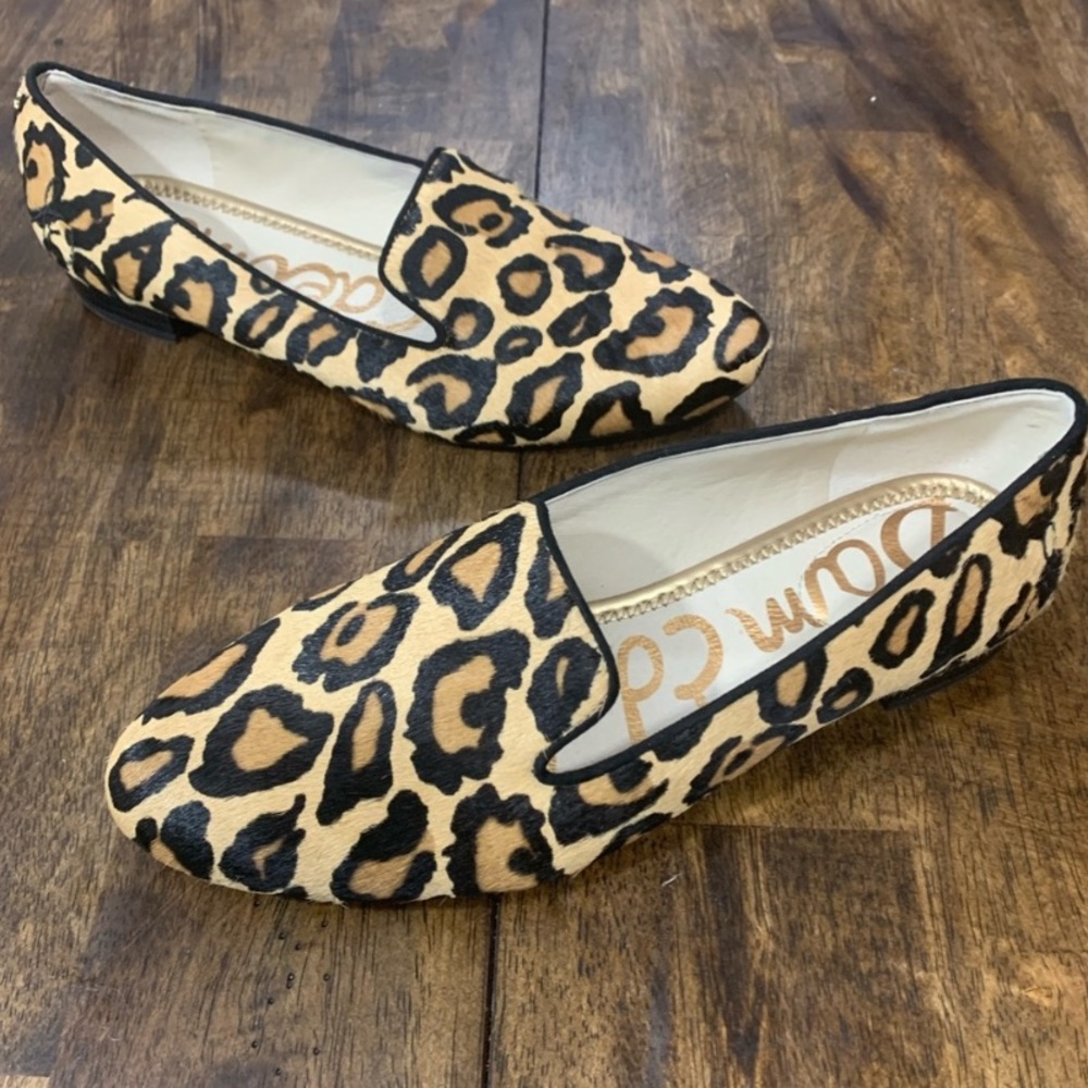 Sam Edelman Womens Size 9 Leopard Print Flats
